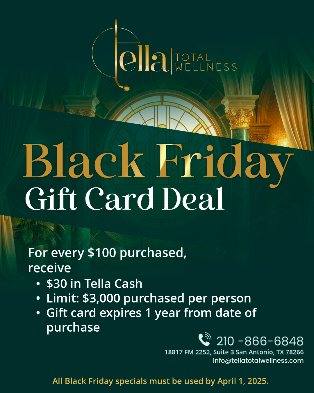 Black Friday Gift Card Deal