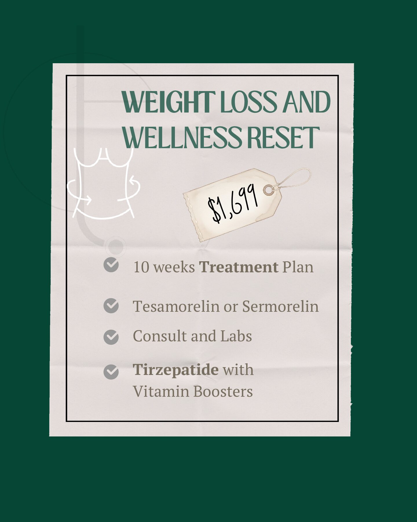 Tella Reset Bundle – Tirzepatide and Tesamorelin 10 weeks